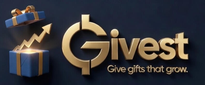 Givest logo - Give gifts that grow. App for gifting real stocks and shares.